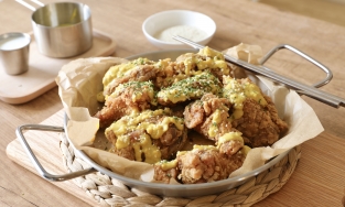 Cách làm gà rán sốt sữa chua cả trẻ nhỏ lẫn người lớn ăn đều khen tấm tắc