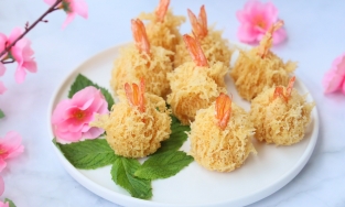 Cách làm tôm chiên tẩm bột ngon đẹp đổi vị chiêu đãi cả nhà