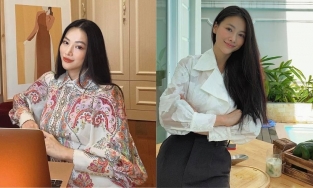 Style thời trang làm việc tại nhà chỉn chu, chuyên nghiệp của Phương Khánh