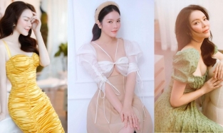 Lý Nhã Kỳ diện váy áo 'mát mẻ' mùa hè, khoe sắc vóc nuột nà ở tuổi 39