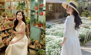 Lâm Vỹ Dạ theo đổi 'style bánh bèo', 'công chúa' dù đã là bà mẹ 2 con