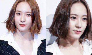 Xinh đẹp là vậy nhưng nhan sắc Krystal vẫn có lần thất bại trước tóc ngắn