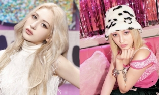 'Bông hồng lai' Somi và Nancy (MOMOLAND) gây sốt khi nhuộm tóc bạch kim