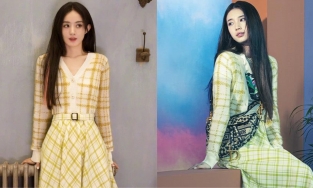 Triệu Lệ Dĩnh lại 'đụng hàng' Suzy nhưng thần thái lần này có lấn át 'tình đầu quốc dân'?