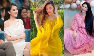 Phạm Hương và loạt mỹ nhân Việt có tuyệt chiêu diện đồ 'giấu bụng bầu' mà chẳng ai hay biết