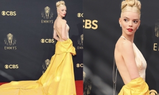 'Nàng thơ' Anya Taylor-Joy lộng lẫy trên thảm đỏ Emmy 2021 nhưng lại gây thất vọng vì quá gầy