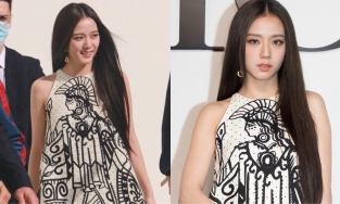 Jisoo xuất hiện không thể nhạt hơn tại tuần lễ thời trang Paris