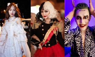 Dàn sao Cbiz đón Halloween: Mao Hiểu Đồng hoá Cruella nổi loạn, 'Joker' Uông Đông Thành gây ám ảnh