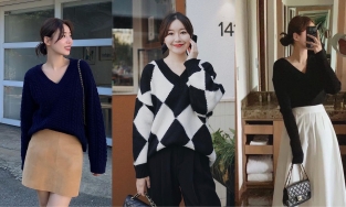 4 gợi ý mix&match với áo len tối màu giúp bạn trông thon gọn lại 'hack' tuổi cực đỉnh cao