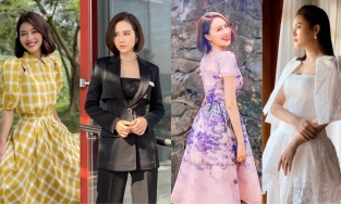 4 mỹ nhân VTV mặc đẹp nhất năm 2021: 'Chị đẹp' Hồng Diễm liệu có đủ sang chảnh để 'lấn át' đàn em?