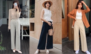 5 cách diện quần ống rộng đơn giản giúp nàng công sở hết bị 'gắn mác' luộm thuộm và kém sang