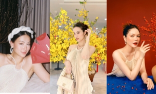 Đông Nhi và dàn mỹ nhân Vbiz có màn 'đụng hàng' đầu năm mới khiến netizen cân não: Ai mặc đẹp hơn?