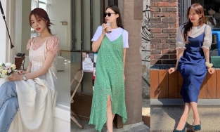 Váy 2 dây không hề hớ hênh, mặc được cả đi làm công sở nếu kết hợp với những item phổ thông này