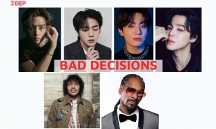 BTS 'tách lẻ' hợp tác với Benny Blanco, Snoop Dogg trong Bad Decisions