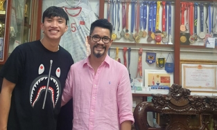 Đoàn Văn Hậu chụp ảnh cùng 'bố vợ tương lai', khẳng định chuyện tình cảm với Doãn Hải My