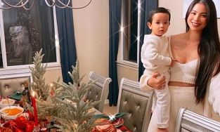 Hoa hậu Phạm Hương cho biết con trai Maximus giống cô ở sự tự lập