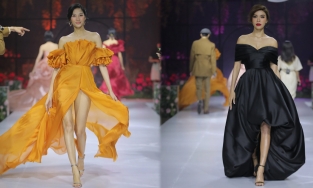 Hoàng Thùy và Minh Tú đứng chung khung hình sau tin đồn nghỉ chơi