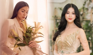 Nhan sắc Tăng Thanh Hà lấn át Hoa hậu Trái Đất Phương Khánh khi xuất hiện chung khung hình