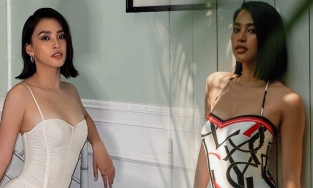 Từ khi trao lại vương miện cho Đỗ Thị Hà, Tiểu Vy ăn mặc khác quá đi!