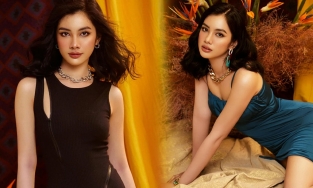 Bị chê 'còn non' để thi Miss Universe , Cẩm Đan liền tung loạt ảnh khoe body 'người lớn'