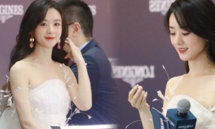 Ngỡ ngàng với nhan sắc 'thần tiên tỷ tỷ' của Triệu Lệ Dĩnh tại sự kiện