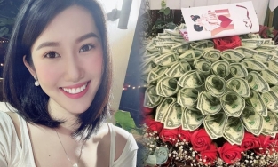 Thúy Ngân được tặng quà bất ngờ, diện giày đôi đi ăn cùng 'người ấy'