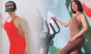 Thời trang tập gym của Lệ Quyên: Một bộ đồ tập không mặc đến hai lần?