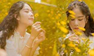 Nam Em khoe vẻ tinh khôi, ngọt ngào hậu tiết lộ tham gia thi Miss Universe Vietnam 2021