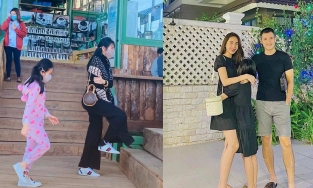 Thủy Tiên lần đầu để lộ mặt con gái Bánh Gạo sau nhiều năm giấu kín