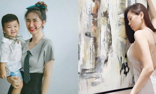 Hôm qua sao làm gì (8/9): Hòa Minzy trẻ trung bên con trai, Lệ Quyên diện váy ngủ mỏng