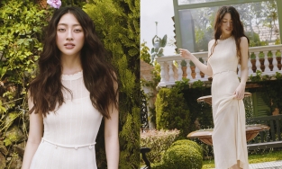 Hoàn thành KPI mua nhà ở tuổi 20, Lương Thùy Linh trở về làm 'nàng thơ' đẹp dịu dàng