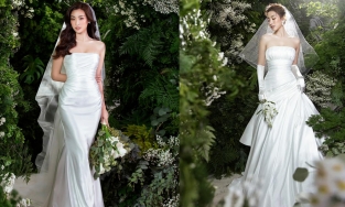 Đỗ Mỹ Linh đích thị là mỹ nhân mặc váy cưới xinh đẹp hàng đầu Vbiz