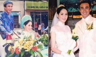 Loạt ảnh cưới của MC Quyền Linh cách đây 17 năm: Cô dâu xinh như minh tinh