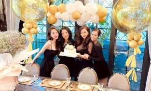 Lã Thanh Huyền làm lu mờ hội chị em VTV khi diện chiếc đầm có mảng voan xuyên thấu