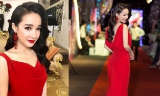 Nhã Phương đam mê lăng xê kiểu váy 'trước lô-cốt, sau nhà tranh' khoe lưng gợi cảm