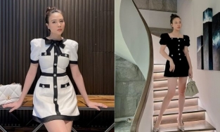 Con gái rượu được hơn 1 tuổi, Đàm Thu Trang chính thức 'về dáng', khoe vòng eo 'bé bằng cái nắm tay'