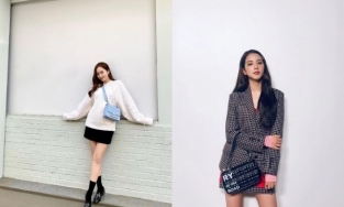 Học sao Hàn diện chân váy ngắn để 'mùa đông không lạnh'