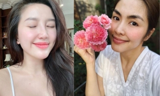 Làn da trong suốt như soi gương sau tẩy trang của sao Việt, Hà Tăng U40 vẫn đẹp ngỡ ngàng