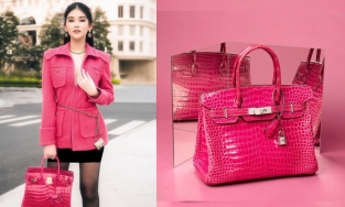 Lê Âu Ngân Anh dạy học 'vì đam mê', xách túi gần bằng cả căn hộ đi làm