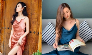 Sổ đỏ 'dát kín người' nhưng Midu chỉ mê một mẫu váy, còn mua 'full' màu để mặc nguyên tuần