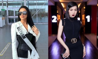 Sao Việt mặc đồ ngược: Kim duyên hài hước ở Miss Universe, Lệ Quyên lấn át nhờ thần thái