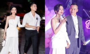 Lệ Quyên mặc lại đồ cũ dự sinh nhật Vũ Khắc Tiệp, nhưng cách 'lên đồ' mỗi lần một khác