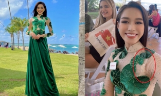 Đỗ Thị Hà không chỉ tạo dư luận với áo dài rau má, còn bị soi khi lộ nội y kém duyên