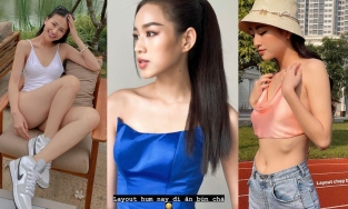 Đẹp mọi lúc mọi nơi: Đỗ Thị Hà lồng lộn ăn bún chả, nhiều Hoa hậu, Á hậu mặc váy dạ hội đi đổ rác