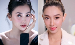 4 Hoa hậu Việt trang điểm 'thần tiên tỷ tỷ': Tiểu Vy đẹp xuất thần, Thuỳ Tiên khác hẳn mọi ngày