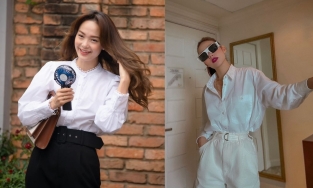 Bí quyết để trở thành 'hot mom' công sở của Minh Hằng đến từ một chiếc quần cực kỳ thông dụng