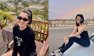 Từng giản dị xài đồ bình dân, Thúy Ngân thay đổi 180 độ, sở hữu BST hàng hiệu đắt đỏ