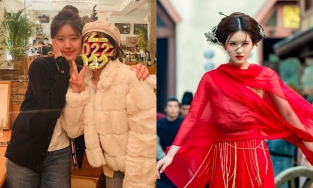 Mỹ nữ 'nhỡ tay like nhầm' Triệu Lộ Tư bị chê kém sắc khi chụp ảnh cùng fan