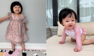 Ái nữ nhà Cường Đôla lúc nào cũng như công chúa vì được bố mẹ tậu cho cả tủ đồ màu hồng đáng yêu