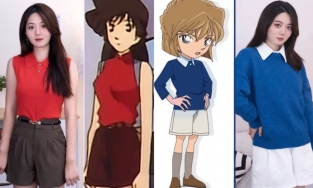 Ran Mori và Haibara  trong 'Thám tử lừng danh Conan' mix đồ thế nào mà mấy chục năm vẫn trendy?